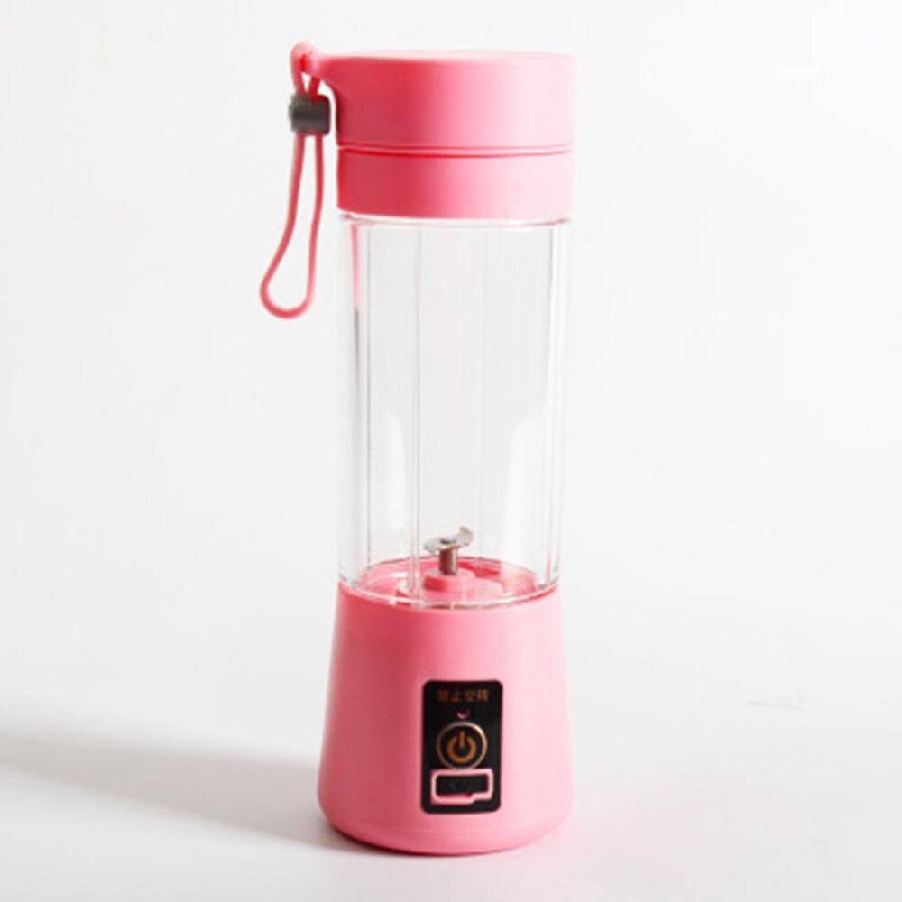 Portabel USB Mini Juicekopp Blender - Rosa