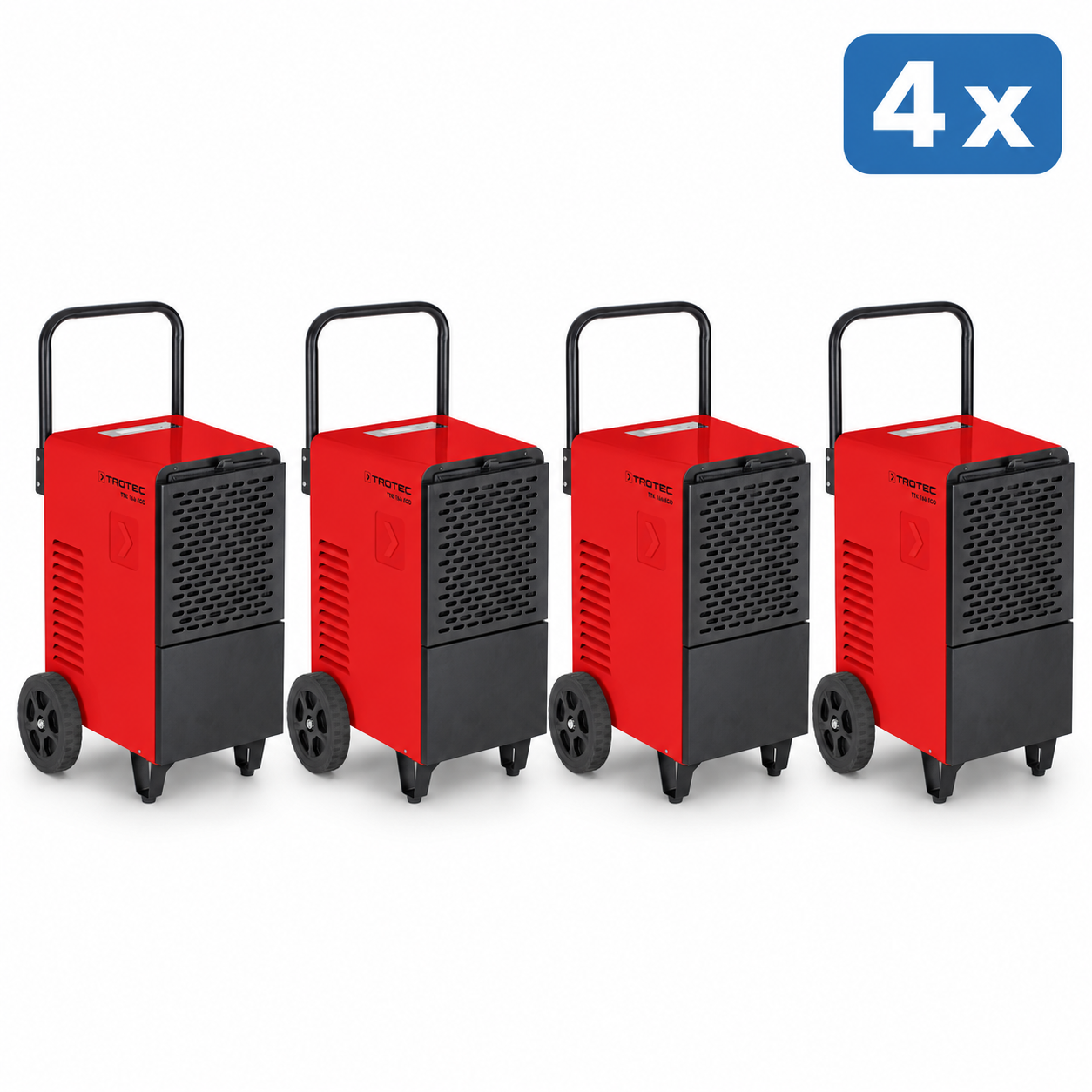 TROTEC TTK 166 ECO – Commercial Dehumidifier, 4-Pack (up to 52 l/day per unit)