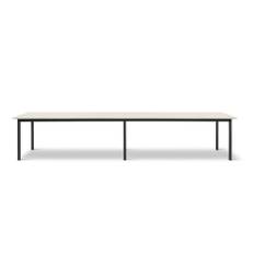 Fredericia Furniture 665E Plan Table Modular 100x380 cm - Really Cotton Dream/Sort