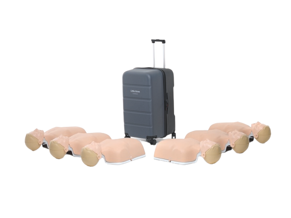 Laerdal Little Anne Gen2 light skin tone, 6 pack.