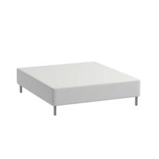Boxlagen 200x220 cm - bomuldssatin - Soft finish - hvid - Luna Denmark
