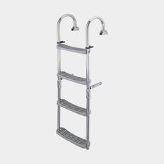 Fällbar badstege Plastimo, rostfritt syrafast stål (AISI 316), 180º, 4 steg (2+2), 105 cm, 29 cm