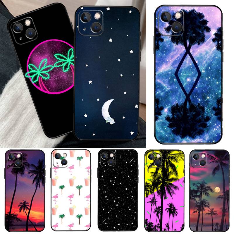 Stars Space Palm Trees For Honor Magic 7 6 5 8 Pro Case For Honor 200 Lite 400 70 50 X8c X8b X9a X9b X9c X9d Win RT