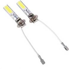 2x h3 cob led bright 10w bright white 6000k car auto dimma lampa lampa 12v