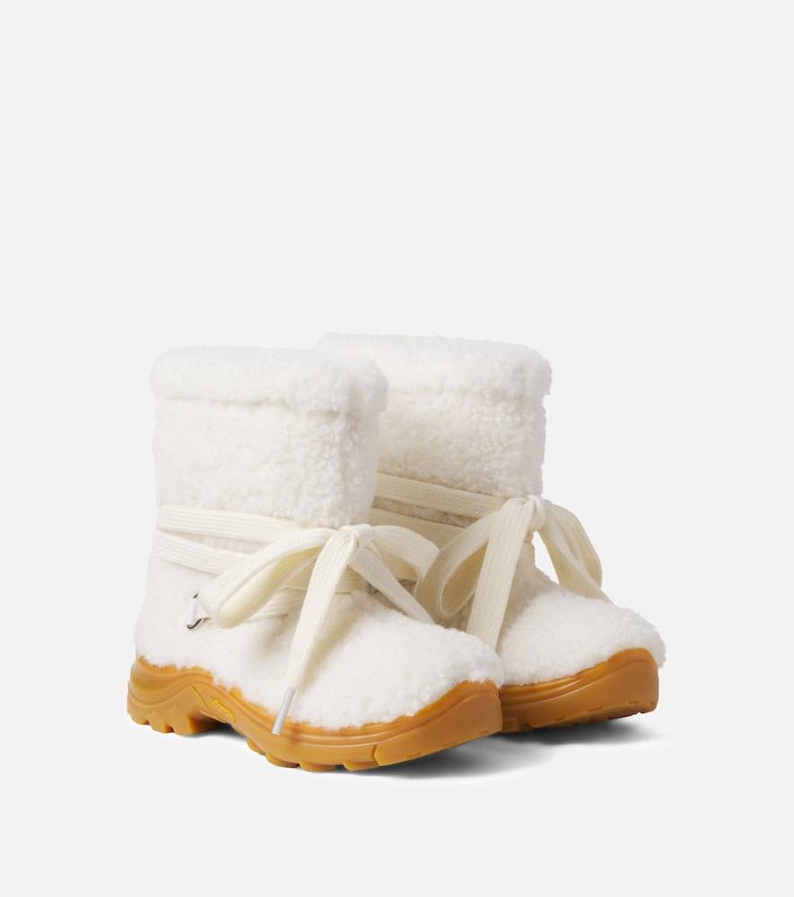 Stella McCartney Kids Botines de teddy - blanco - EU 26