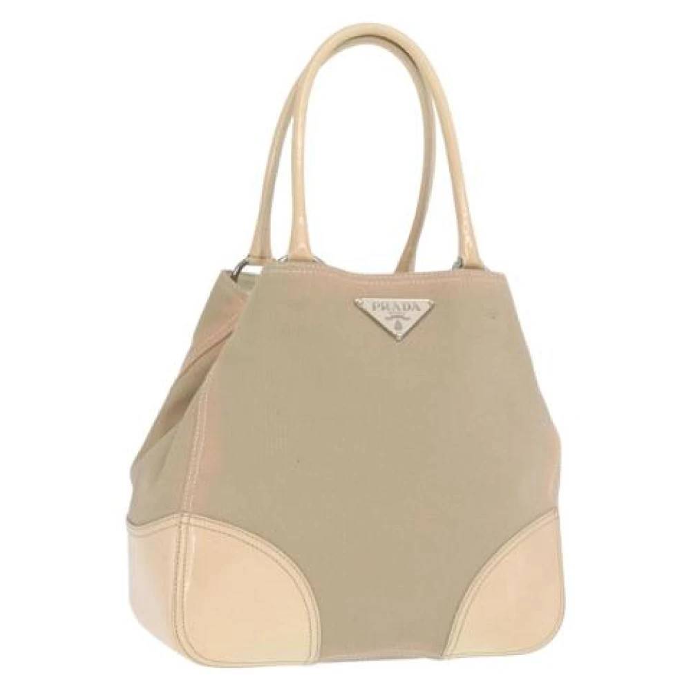 Prada Vintage - Pre-owned Canvas totevskor Vintage - Dam - ONE Size -