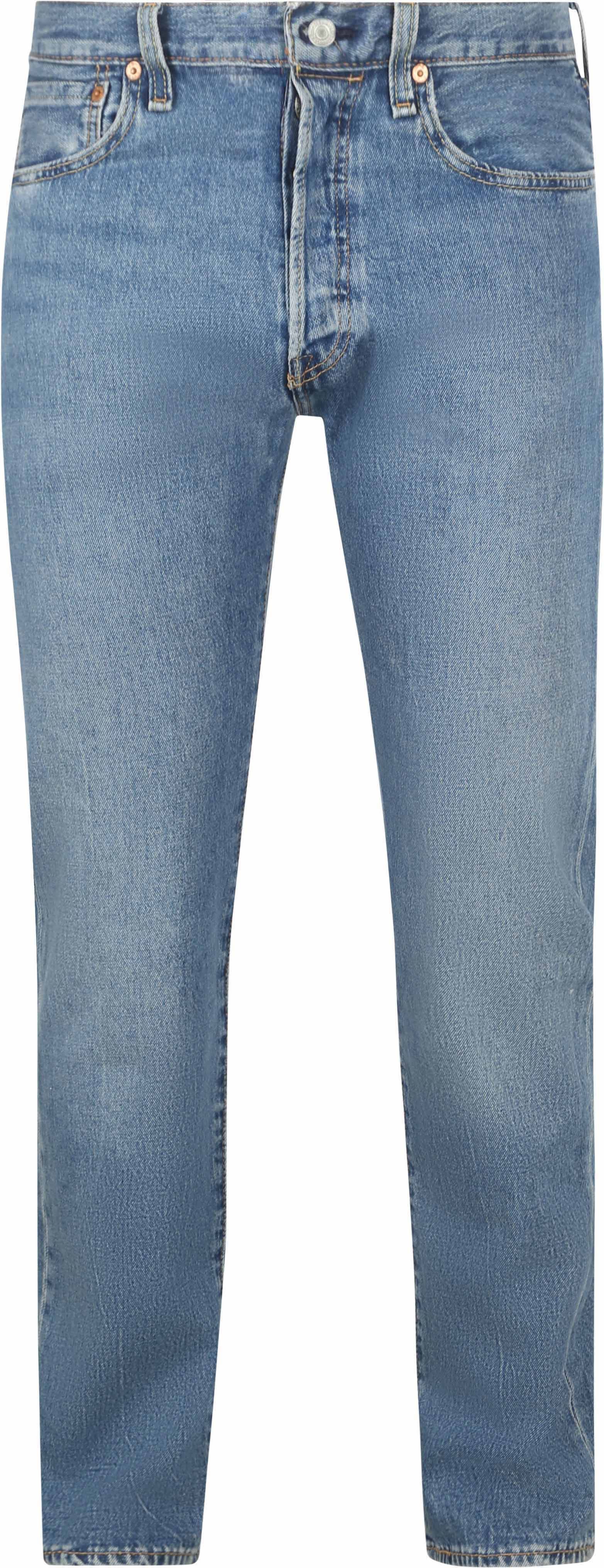 Levi's 501 Jeans Mellemblå Blå måle W 30 - L 32