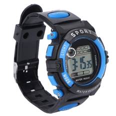 Kids Watch Waterproof Outdoor Sports Digital Electronic Watches for Children Blue