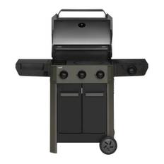 Gasolgrill med 3 brännare och 1 sidobrännare