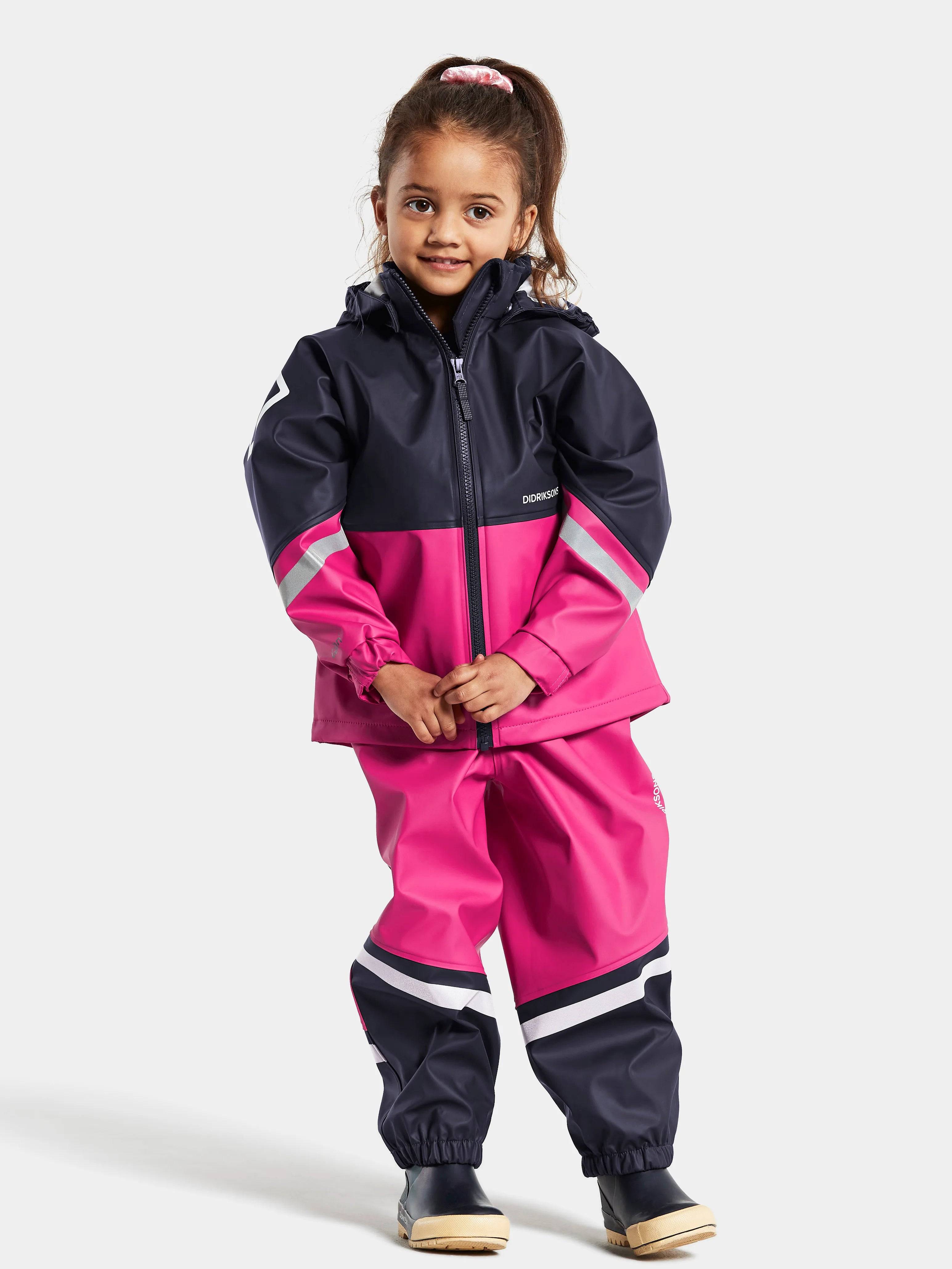 Didriksons Waterman Regnsæt Børn - Plastic Pink - Plastic Pink / 70