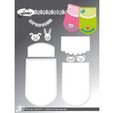 By Lene dies Cute banner Største 9x13,5cm