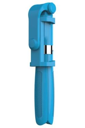Selfiepinne Stativ Bluetooth - Blå