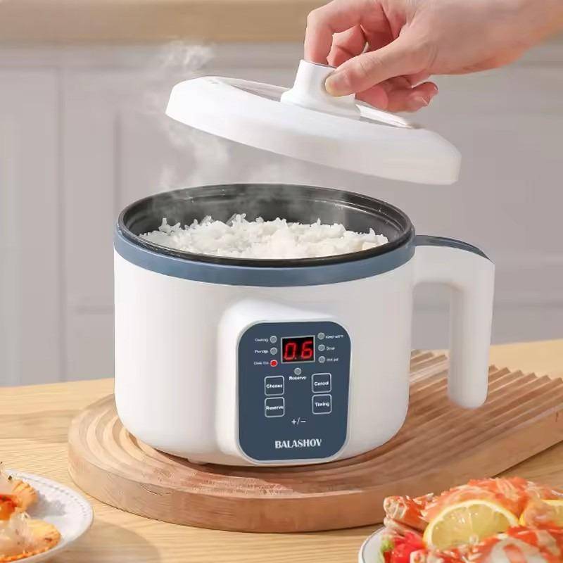 1,7L Elektrisk Riskokare Enkel Dubbel Lager 220V Multikokare Non-Stick Smart Mekanisk Multikokare Ångkokare för Hemmet