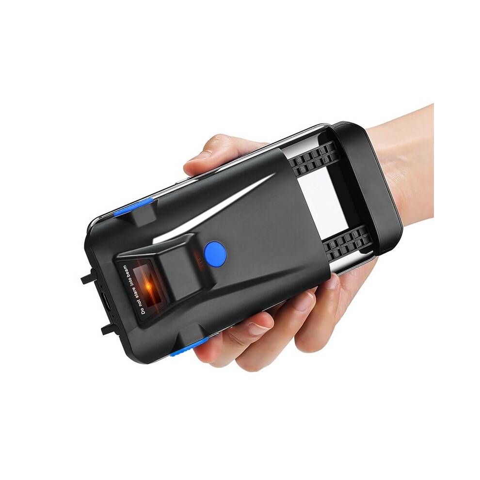 2D Phone Back Clip Barcode Scanner Barcode Reader Data Matrix Code 1D 2D QR Scanner for Android IOS System