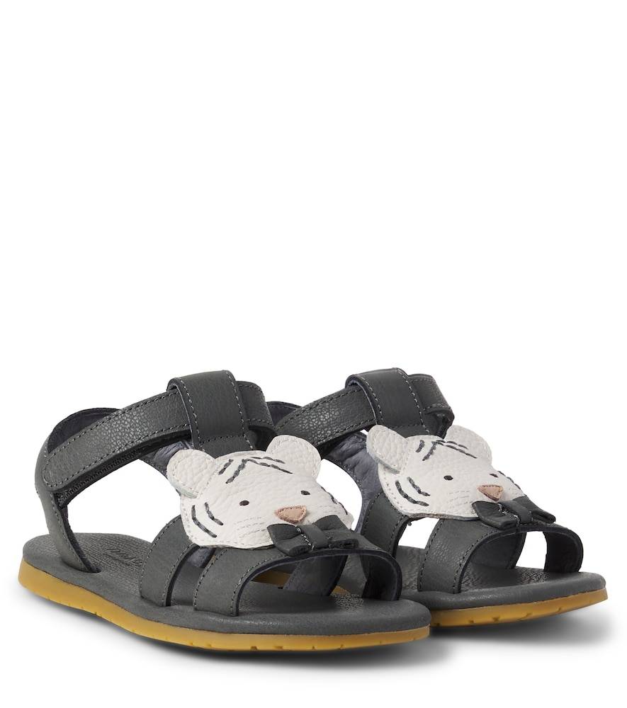 Donsje Sandalias Dhalo de piel con aplique - azul - EU 29