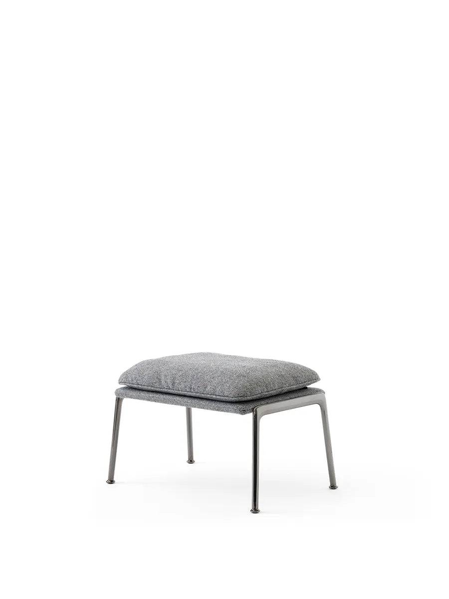 Muno LN20 Footstool fra &Tradition Hallingdal 0126 / Dark Chrome - Jacobsen Plus