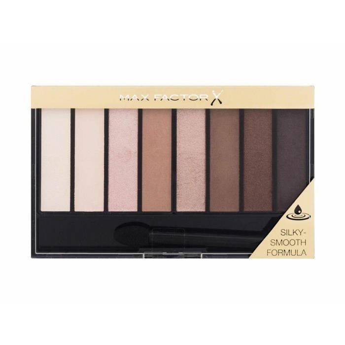 Eyeshadow - Max Factor - Masterpiece Palette Nude - 001 Cappuccino Nudes - Non-waterproof - With glitter