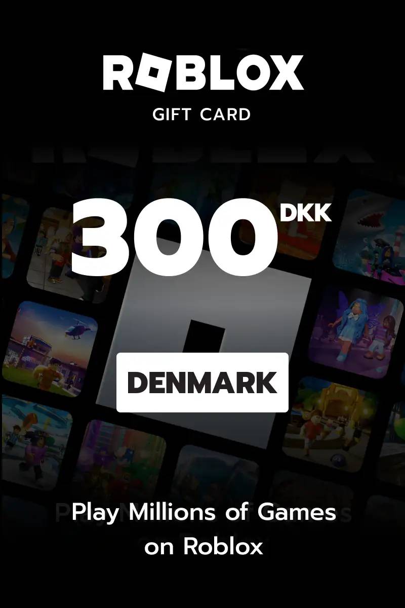 Roblox 300 DKK Gift Card (DK) - Digital Code.