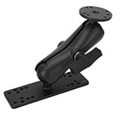 Fish Finder Mount Base, Ball Mount Fishfinder Fäste Frostat Anti-Slip Heavy Duty Kort Arm 15 Cm för Kajak