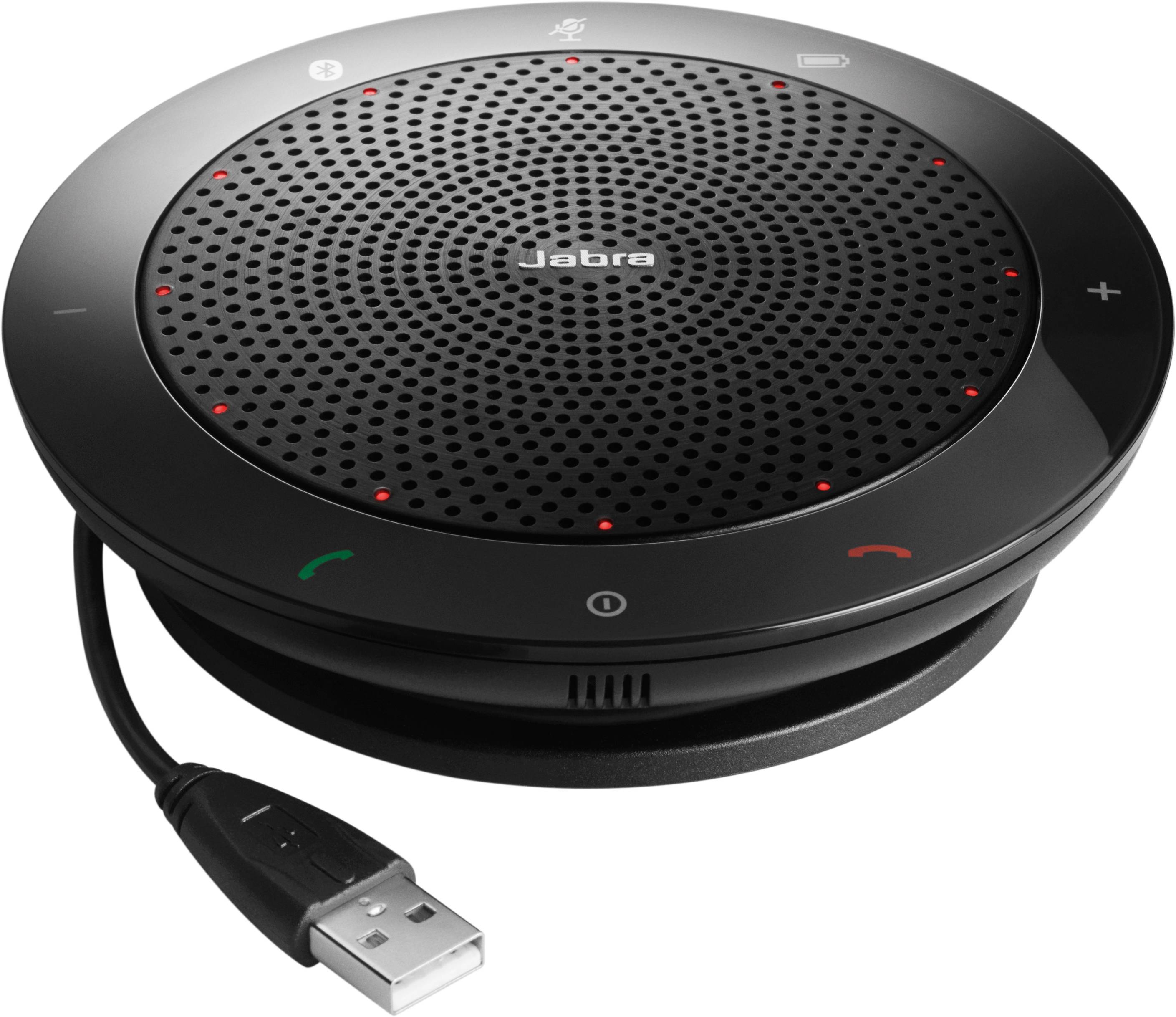 jabra Speak 510, Bluetooth speakerphone, UC, USB, black.