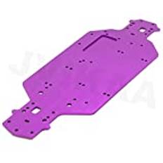 RC Car Compatible with HSP 03001 03602 Aluminum Alloy Metal Chassis 3MM Thickness 1/10 Upgrade Parts For Flying Fish HSP 94103/94123 ( Color : Q )