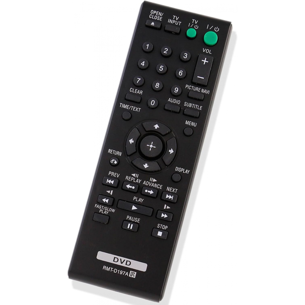 RMT-D197A Kompatibel med Sony CD/DVD-spelare fjärrkontroll DVP-SR510H DVP-SR210P DVP-SR510 DVPSR210 DVPSR510H DVPSR210P DVPSR510 DVPS