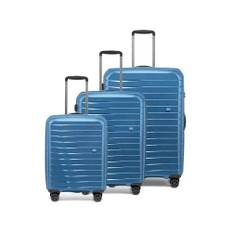 Airbox Resväskor AZ18 - 3-Set 55-65-74cm Aqua Navy