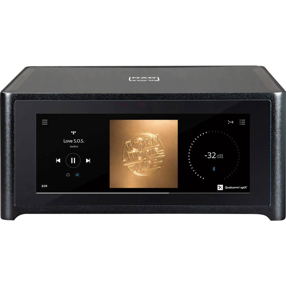 NAD M10 V3 - Stereo integrerad transistorförstärkare, Amazon Music, Tidal, Deezer, Qobuz, Roon Ready, Spotify, Tunein
