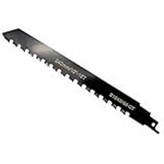 SDS 1/2 tum skaft HM tigersåg sågblad 225 mm, 240 mm, 305 mm, 450 mm eller 505 mm total längd för tegel, gasbetong, sten, lövträ, PVC, tigersåg, reciprosåg, elektrisk rävsvans (total längd 240 mm)