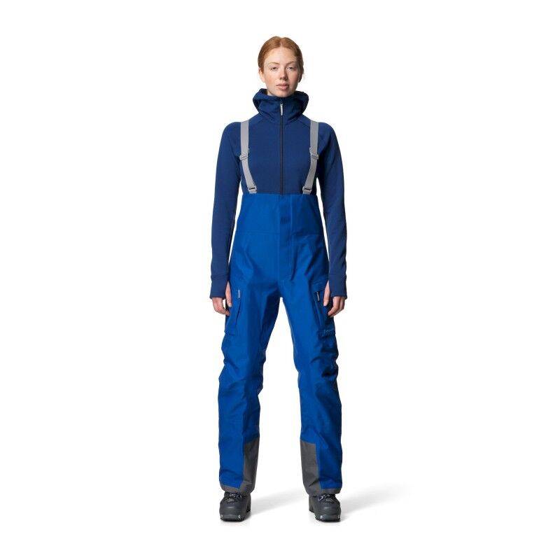 Houdini Sportswear Houdini Sportswear Rollercoaster Bib Pants - Hängselbyxor ski - Dam Tribe Blue M