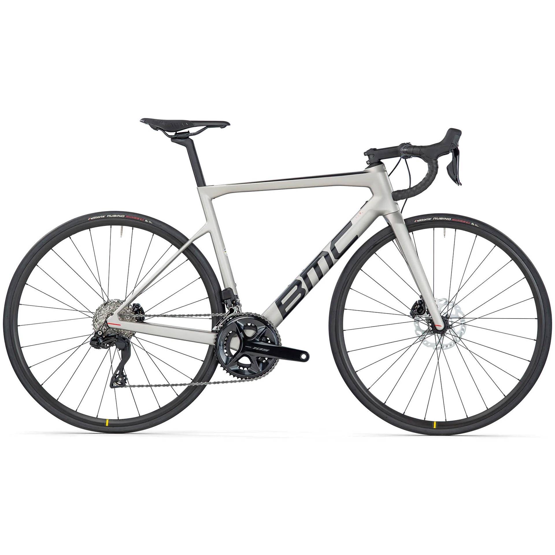 BMC Teammachine SLR FIVE 2023 - Shimano 105 Di2 12sp - Mavic Open Disc - 044 / 51 / artic silver / black (51)