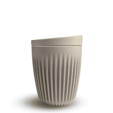 HuskeeCup Kop Natur 175 ML (1 Stk) inkl. låg - Produceret af kaffebær