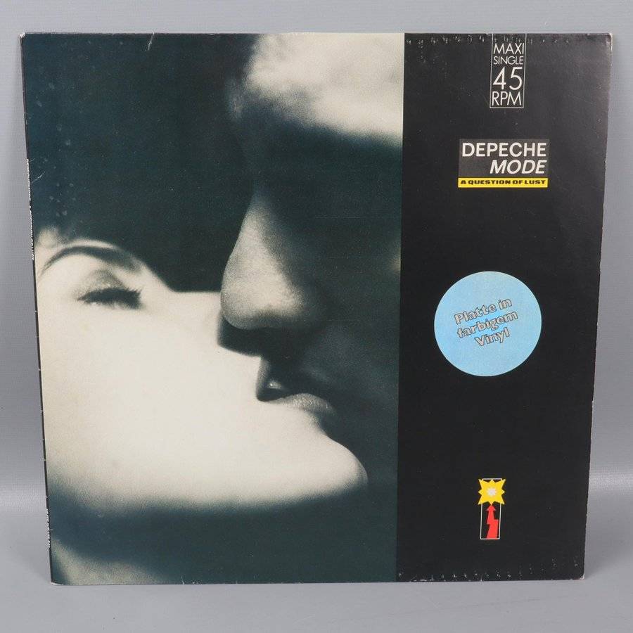 Depeche Mode "A Question Of Lust" Vinyl 12" Grey Marbled 1987 MUTE