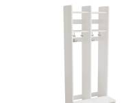 (ComputerSalg) Garderobeindretning Eira Light, gulvmodel 5 pladser, 250 mm rumbredde, naturfarvet krydsfinér