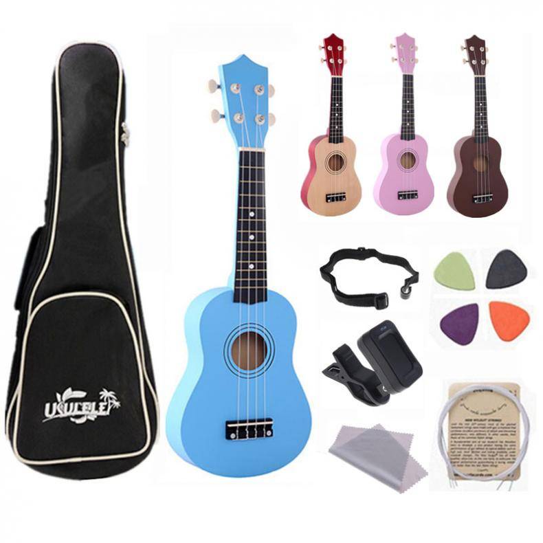 21" Ukulele för Nybörjare - Choklad