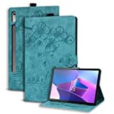 Succtopy Skal för Lenovo Tab P11 Pro 2nd Gen 11.2 Inches 2022,Ultra Slim PU Skyddande Tablett Cover,Hölje med stativfunktion för Lenovo Tab P11 Pro 2nd Gen 2022 TB132FU/TB138FC,Ljusgrön