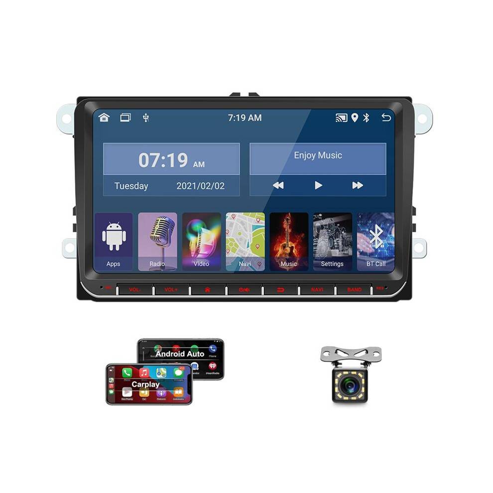 Android Multimedia Player 2Din 9Inch Car Radio for 5 6 B6 MK5 MK6 Support Carplay Android Auto