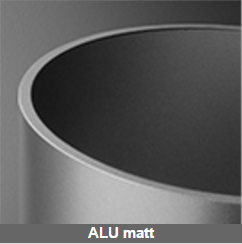 P20x2 væg/loftspot - alu grå