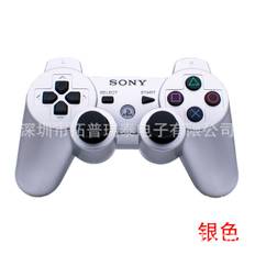 PS3-spilkontroller PS3 Bluetooth trådløs controller ps3 universel knapspilkontroller silver