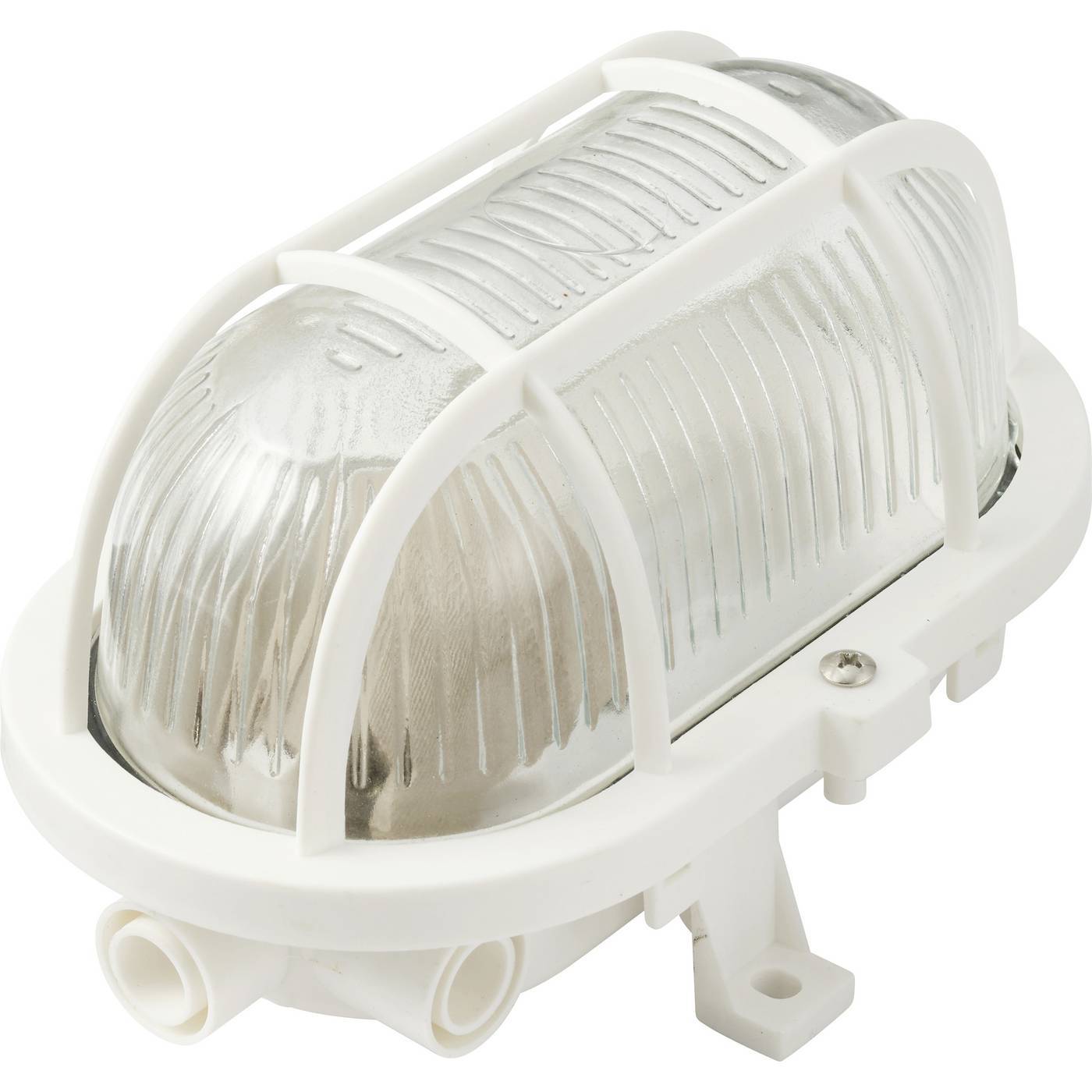 Sygonix Våtrumsbelysnings-vägglampa E27 60 W Vit