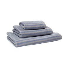 Magasin Stripe 40x60cm Gots Pumice Stone/blue Blizzard NO_SIZE Handdukar - 0008 (NO_SIZE)