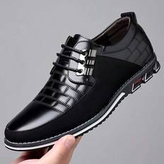 Men's Dress Shoes - Comfortable Business Casual Oxford Shoes, Fashion Formal Sports Shoes, Soft Loafers, Derby Shoes, Office Shoes, Walking Shoes, Dri - Black - CN38,CN39,CN40,CN41,CN42,CN43,CN44,CN45,CN46,CN47,CN48,CN52,CN51,CN50,CN49