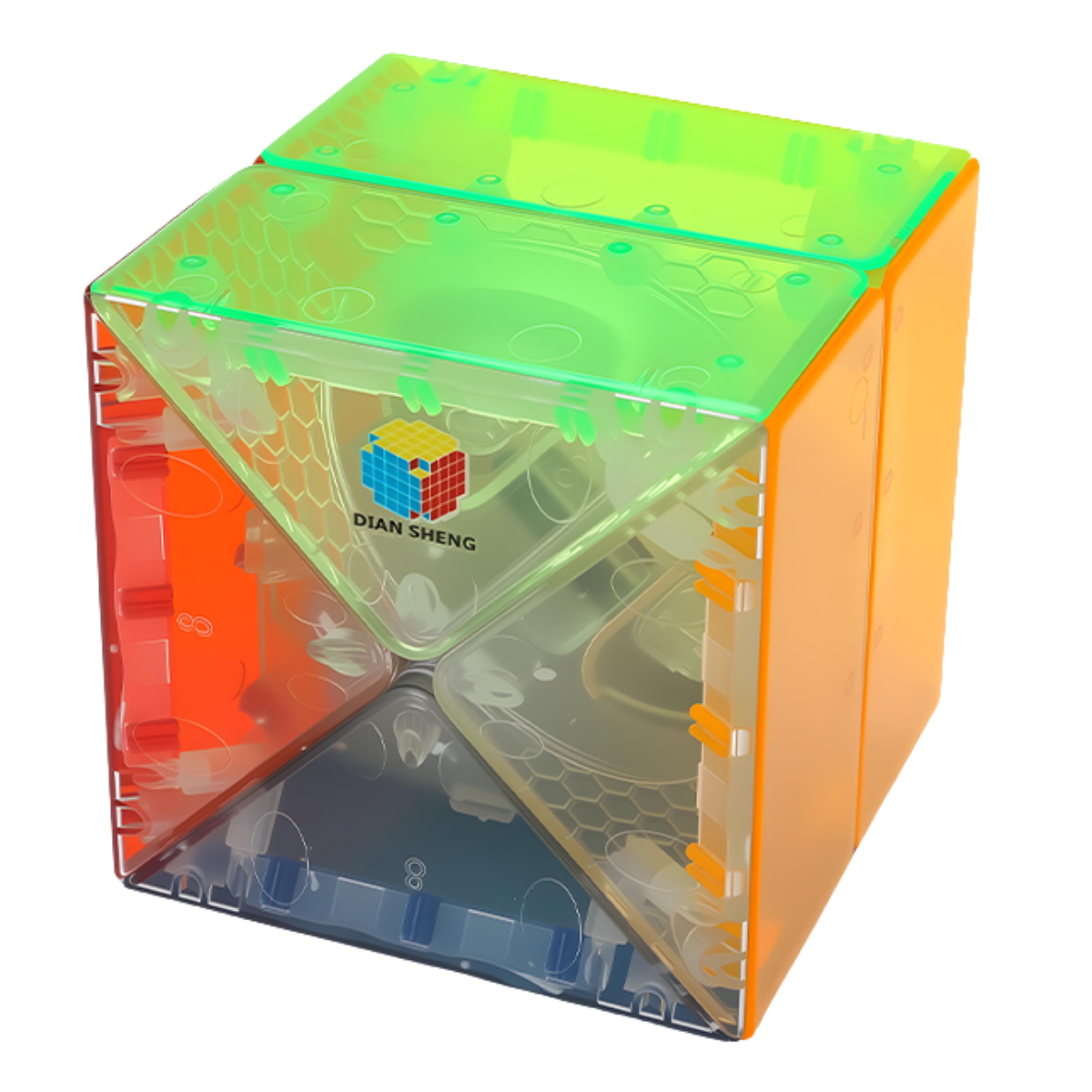 DianSheng Galaxy X2 2x2 Cube Transparent