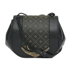 Roberto Cavalli, Taske, Dame, Sort, ONE SIZE, Uld, Skuldertaske