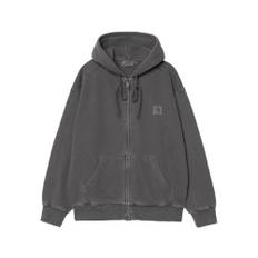 Carhartt Wip, Sweatshirts & Hoodies, Herr, XS, Urban Hooded Zip-Up Jacket - gray (XS)