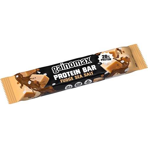 Gainomax Proteinbar Fudge SeaSalt - 4 stk. Bedst før 9/5-24