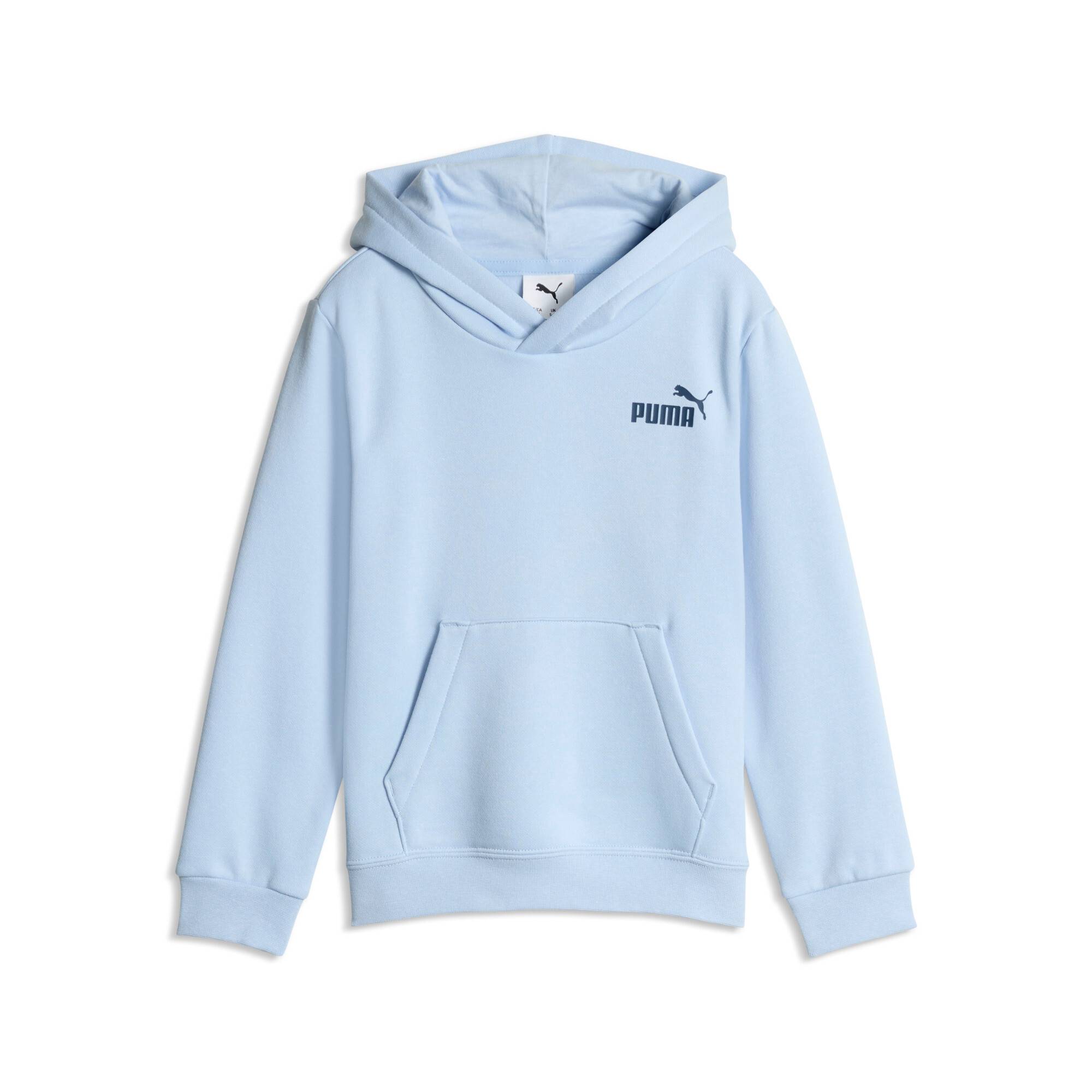 PUMA Essentials Logo Hoodie Kids, Age, Haute Tropic, 5-6Y