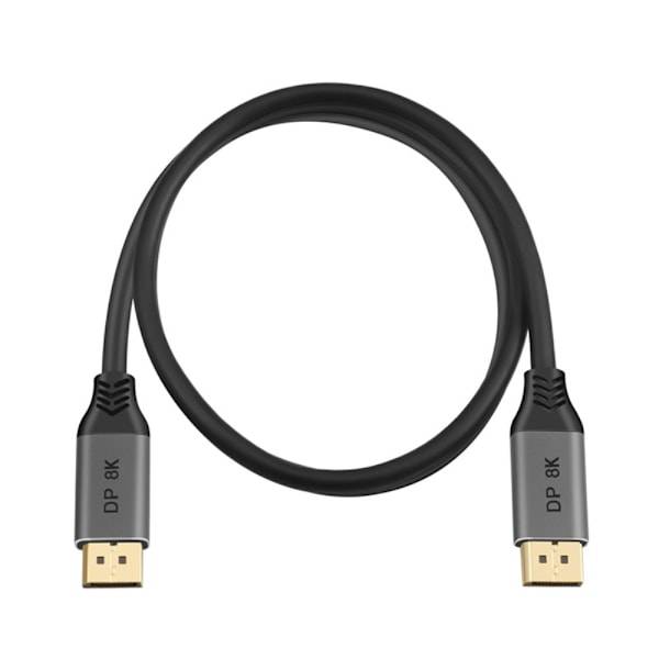 DisplayPort 1.4 Hane - DisplayPort 1.4 Hane 8K 60Hz 1m Kabel Svart