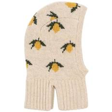Konges Sløjd Elefanthue - Uld - Strik - 1-lags - Belou - Lemon - Konges Sløjd - 5-8 år (110-128) - Elefanthue - Enkelt