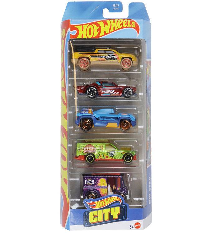 Hot Wheels Bilar - 5-pack - City - Hot Wheels - One Size - Bil